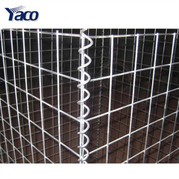 Chineses 2x2 sistema de pared de la fábrica galvanizado caja de gaviones de malla de alambre soldada con el mejor precio